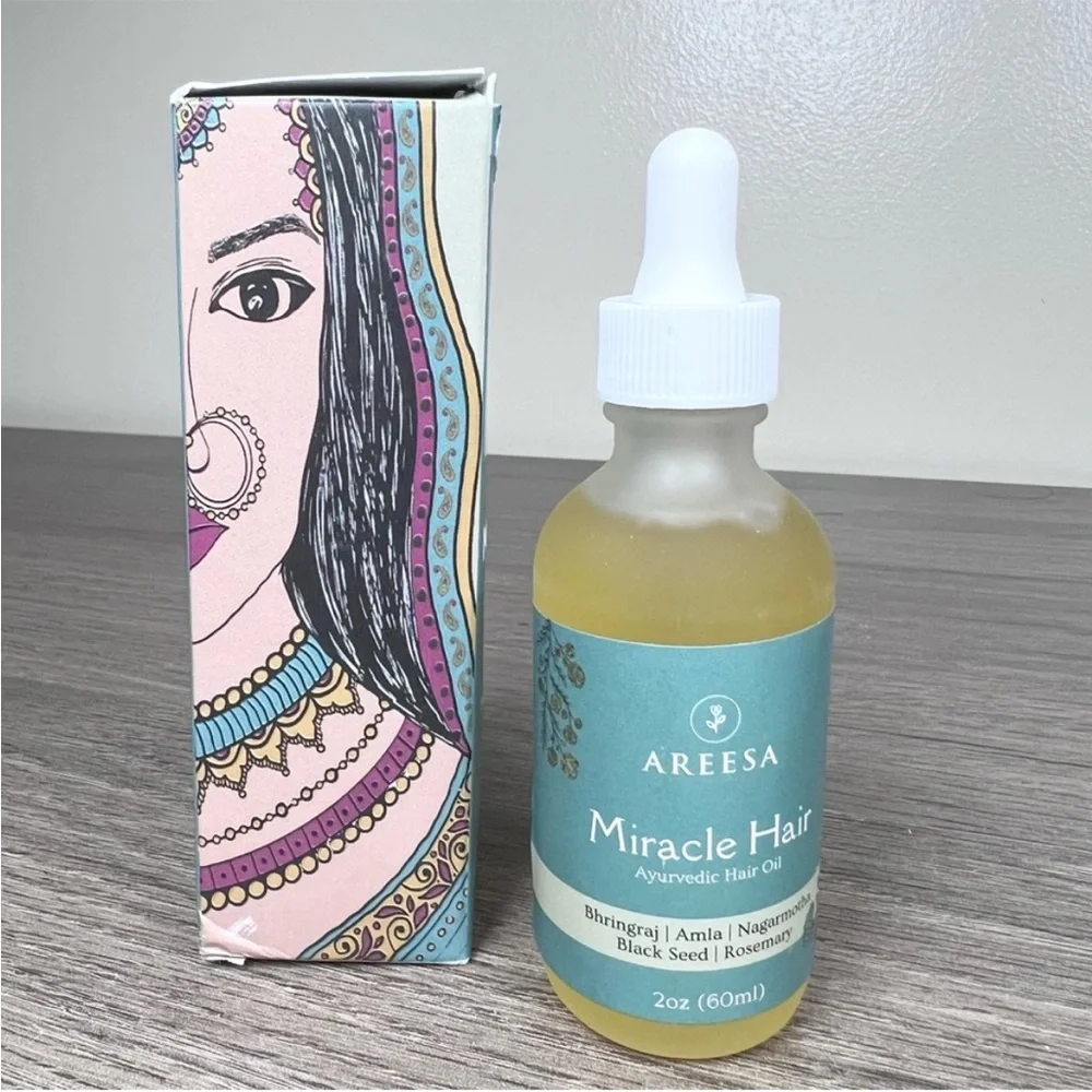 Areesa Miracle Hair Ayurvedic Hair Oil For Frizzy Damaged Hair